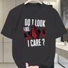 Deadpool I Look Like I Care Printed Tshirt Summer 2026 New Style Loose and Casual Trendy Shortsleeved Top