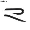 Metal R Line Emblem Badge Car Decals for R G-olf 8 Beetle P-assat Tiguan Jetta Trunk Sticker Fender Side Badge
