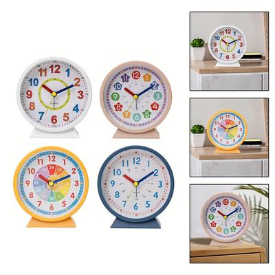 4.5inAlarm Clock for Children Learning Clock Colorful Analogue Children's Clock