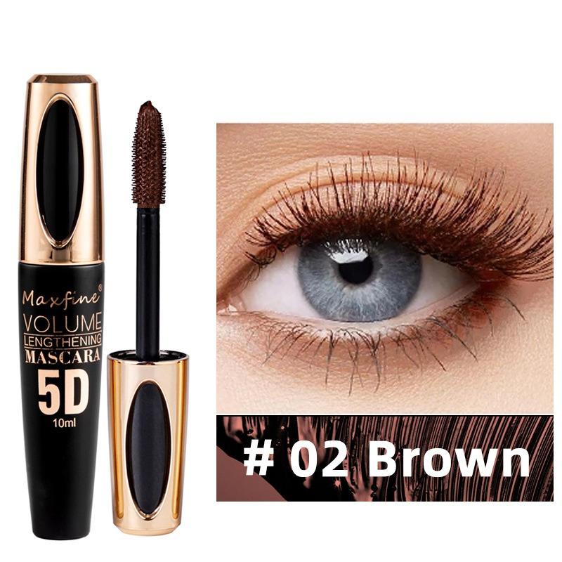 5D Colorful Mascara - Waterproof, Smudge-proof Curling & Volumizing Mascara For Daily & Party Makeup