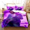 T-Tame Impala Duvet Cover + 2 Pillowcases Soft Gradient Cosmic Line Art Print Soft Quilt Cover Set Australian Legend Rock Band