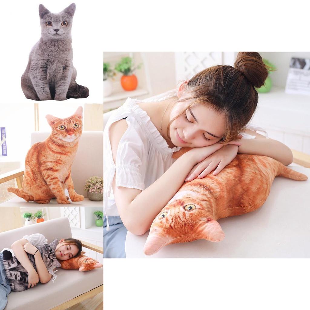 Soft And Cuddly 50cm Cat Pillow Plush Toy Doll Cushion Perfect For Sleep And Play