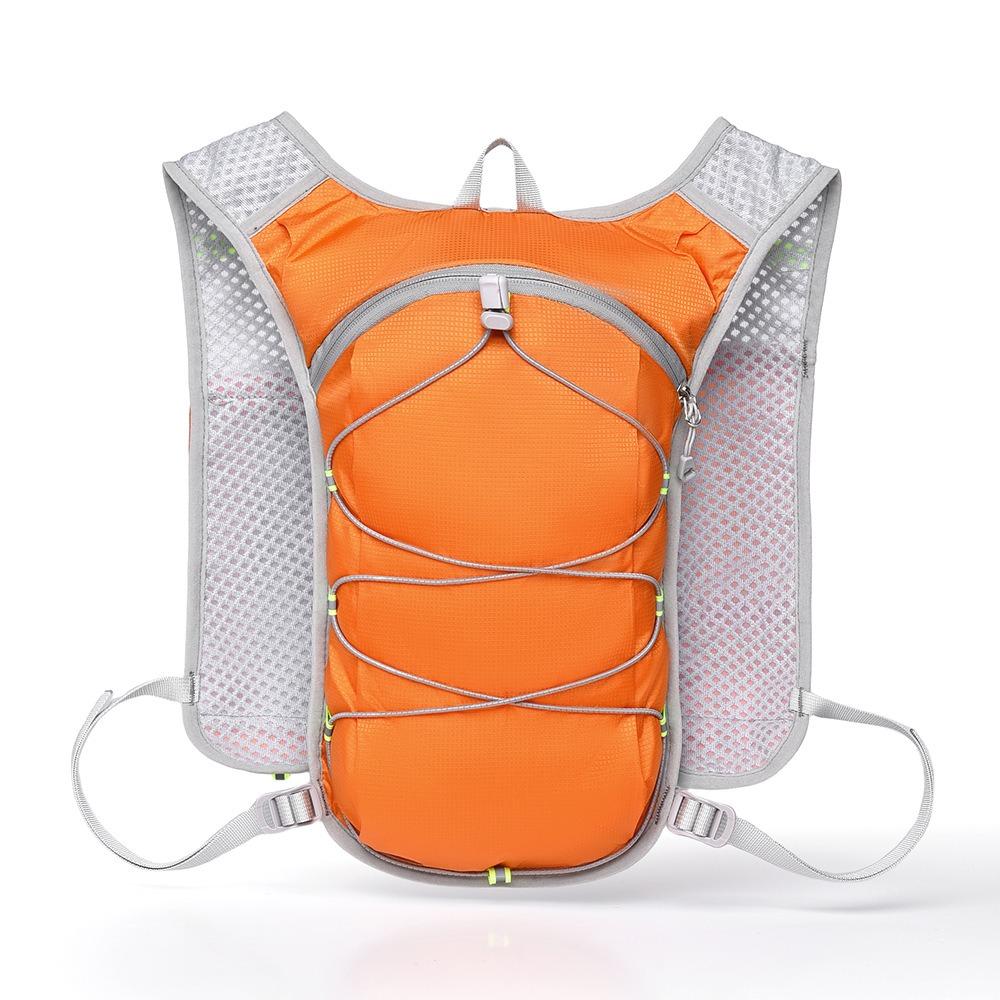 Reflective Running Vest Breathable Running Bag Running Water Bottle Storage Vest  for Outdoors
