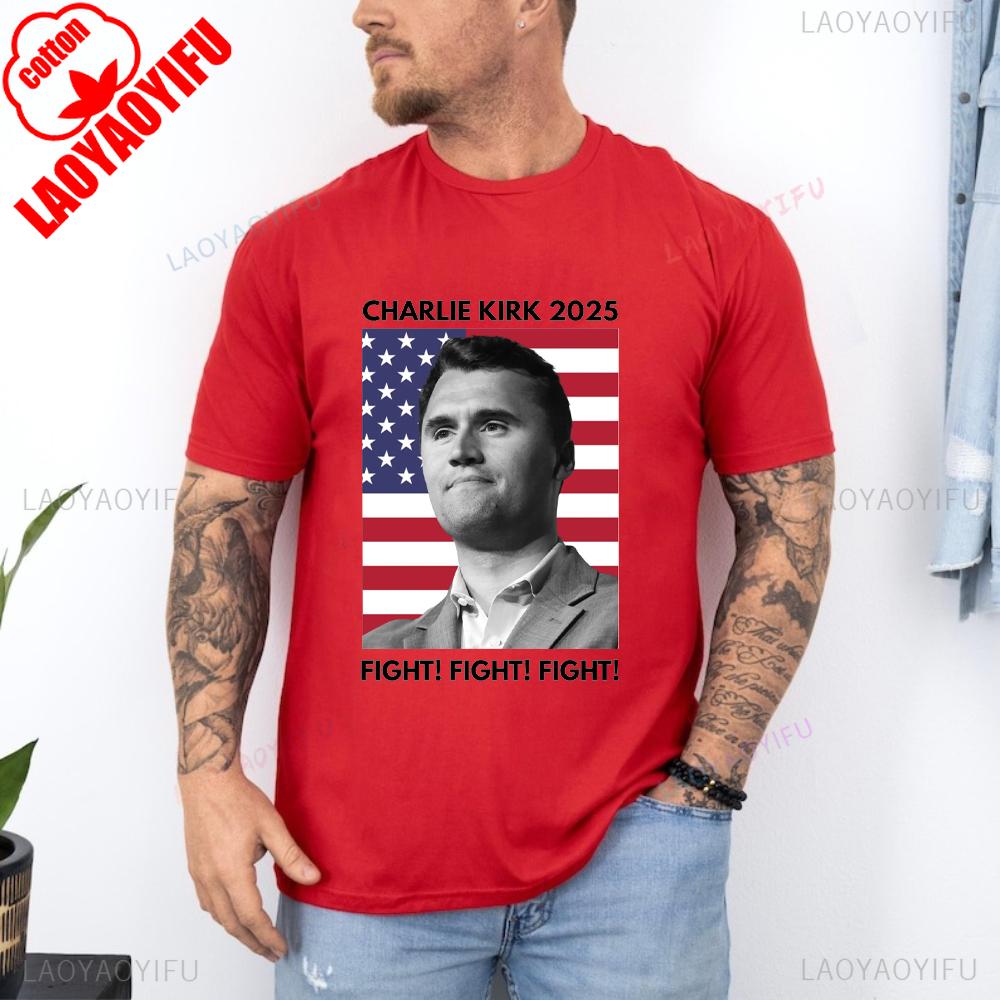 A True Patriot Charlie Kirk Shirt Rest in Peace Charlie Kirk 19932025 Thanks for The Memory Graphic T Shirts Woman Man Cotton