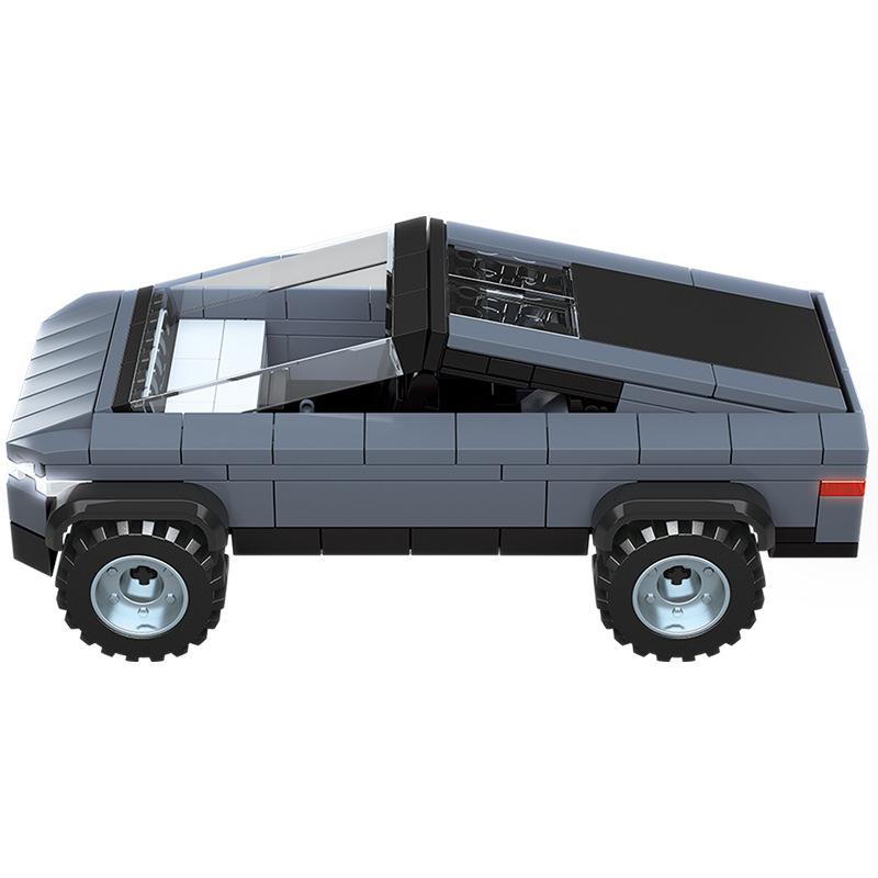 Geländewagen New Energy Sportwagen Rennmodell Trarapica LKW Bausteine Puzzle Spielzeug für Jungen Geschenk 6+