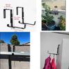 2Pcs Flower Box Brackets Adjustable Wall Planter Hook Hanging Plant Brackets