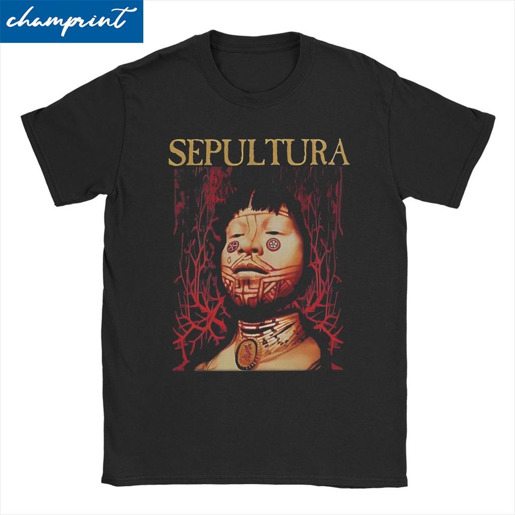 Men Women T-Shirt Sepultura Roots Funny Cotton Tees Short Sleeve Farewell Tour 2024 T Shirts Round Neck Clothing Gift Idea