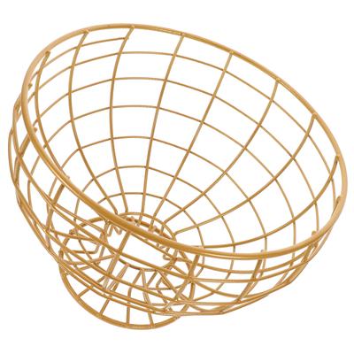 Metal Wire Fruit Basket Steel Wire Storage Basket Large Capacity Fruit Vegetable Holder Snack Container Kitchen Counter Decor
