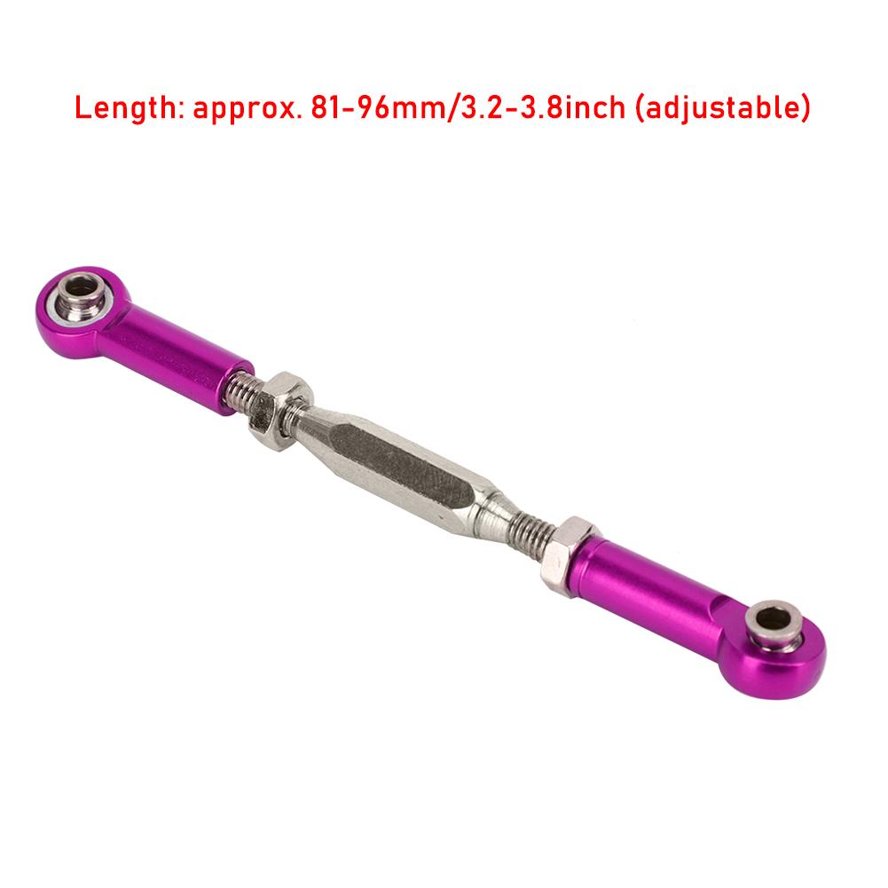 6 pcs 81mm Aluminum Servo Links Tie Rod Set for RC Car Accessories