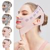 Bandagem de emagrecimento facial de dois andares, cinto de levantamento facial, cinta de emagrecimento facial em linha V, tensor de queixo duplo, ferramenta de máscara facial de tira fina
