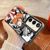 Haikyu Nishinoya Yuu Phone Case For Black lMDColor Silver Shell For Samsung A56 A16 A55 A15 A35 A25 A54 A14 A34