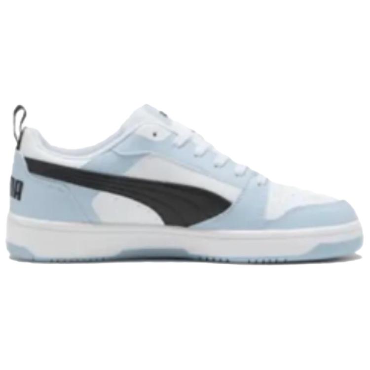 New PUMA Rebound V6 Abrasion Resistant Breathable Low Top Skateboard Shoes Unisex Blue White Black 392328-57