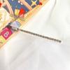 4pcs Silver Rhinestone Hair Clip Set Gold Crystal Barrettes Simple Korean Hairpins  Daily