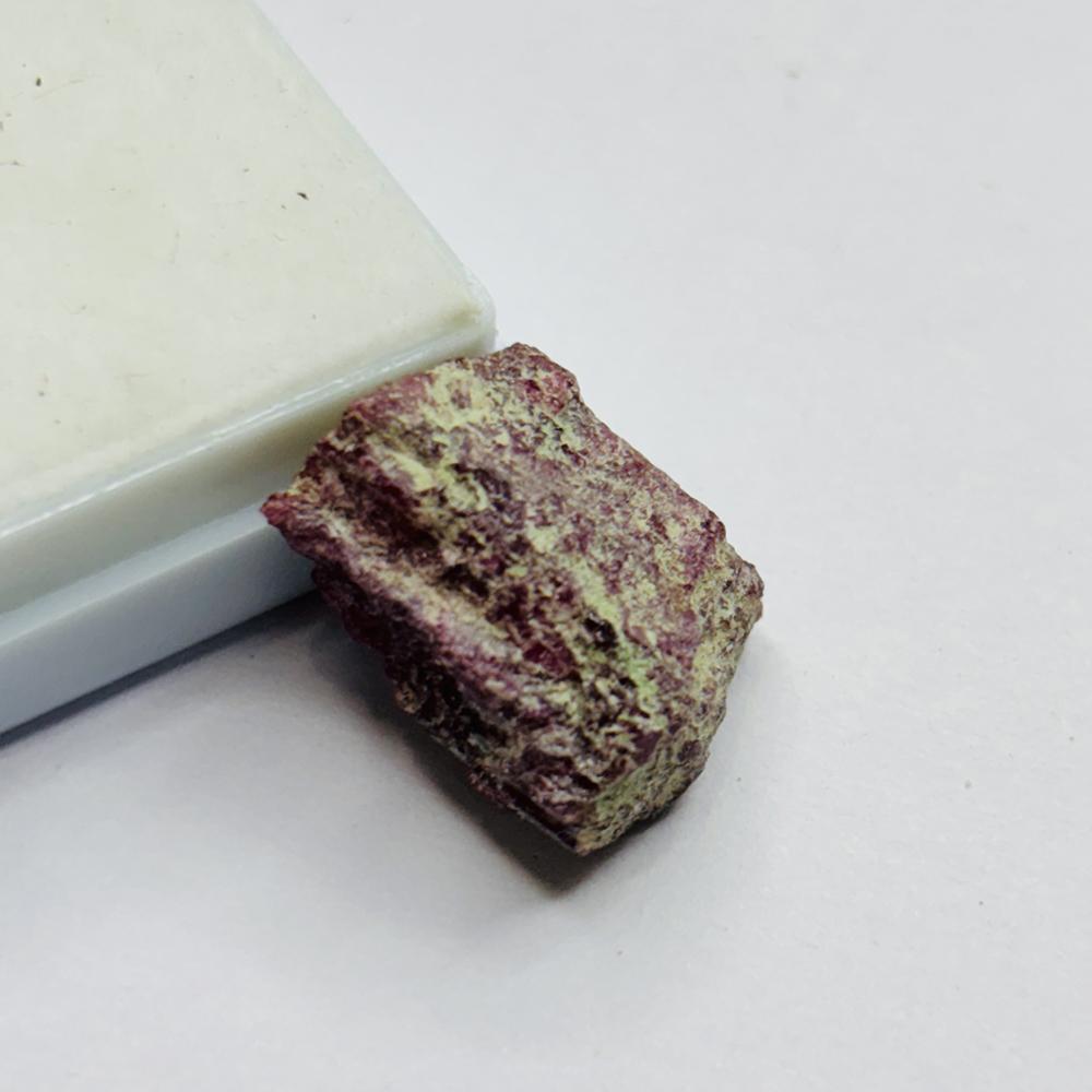 Natural Green Ruby 22ct Rough Certified Loose Gemstone