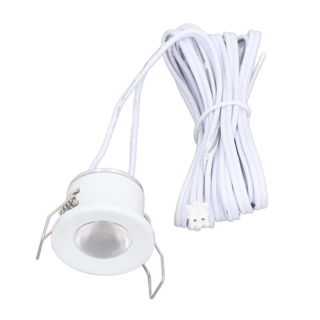 Small LED Spot Lights 28mm Hole Recessed Mounting Mini Display Lamps for Jewelry Cabinet