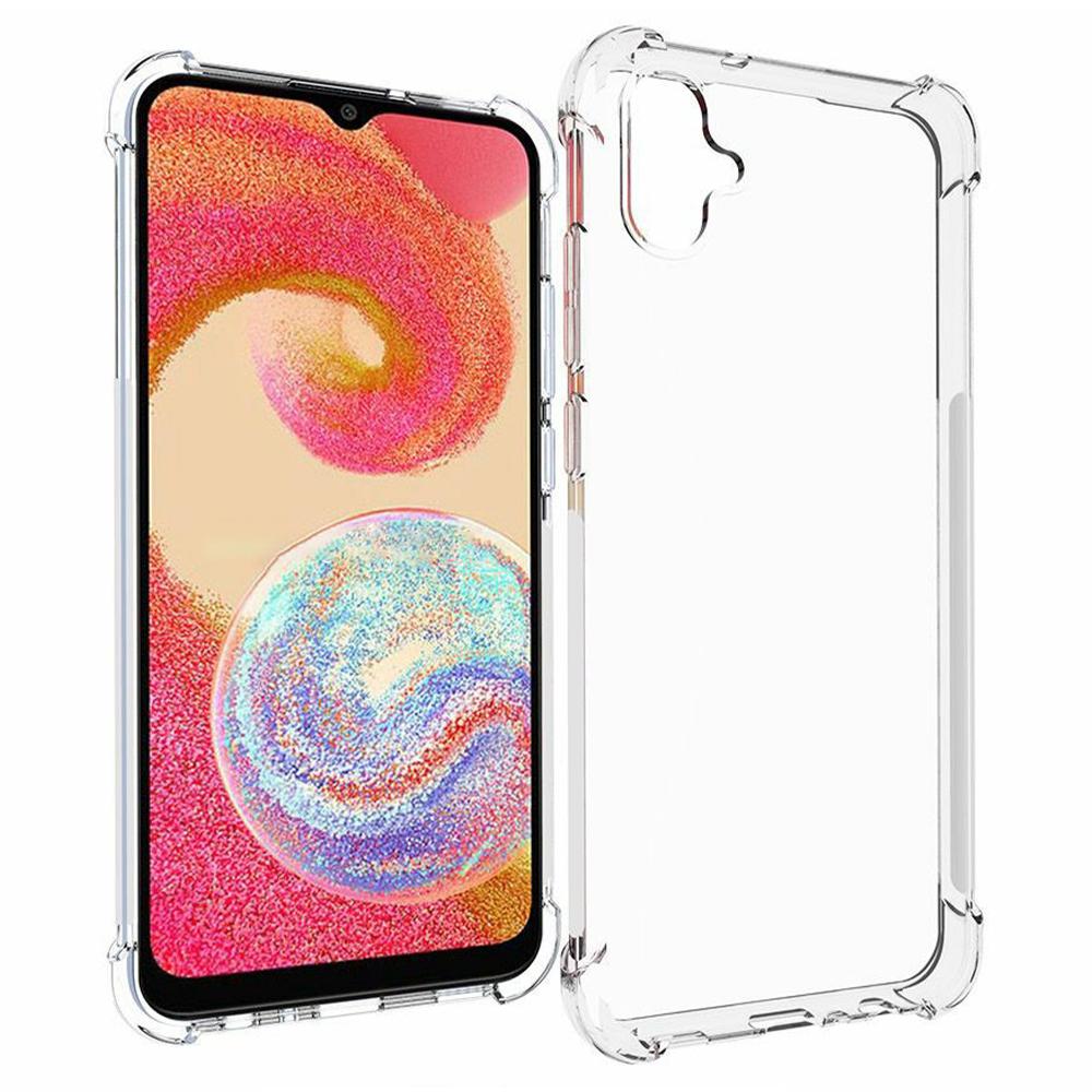 

Mobile Phone Back Cover for Samsung Galaxy A04e 4G/F04 4G/M04 4G,Super Clear Soft TPU Phone Case Non-Slip Phone Shell A