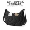 Tomtoc Women's Large Capacity 9L Lightweight Round Shoulder Bag, Compatible with 11-inch iPad Pro M5 (2025), iPad Air, Crescent Shape Crossbody Bag,