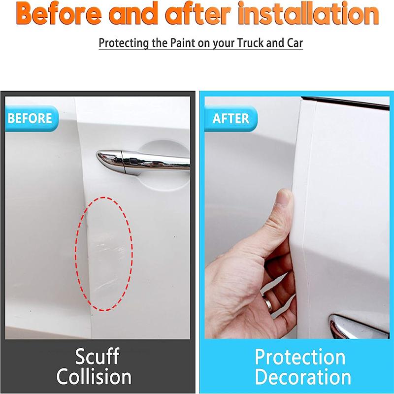 Universal Car Door Edge Guard Door Sill Protector Anti-Collision Strip Edge Front Rear Bumper Door Sill Protector