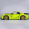 New MOC-165802 Green GT500 Super Sprots Car 1:8 Model Building Blocks Bricks DIY Toys Assembly Birthday Christmas Gifts For Kids
