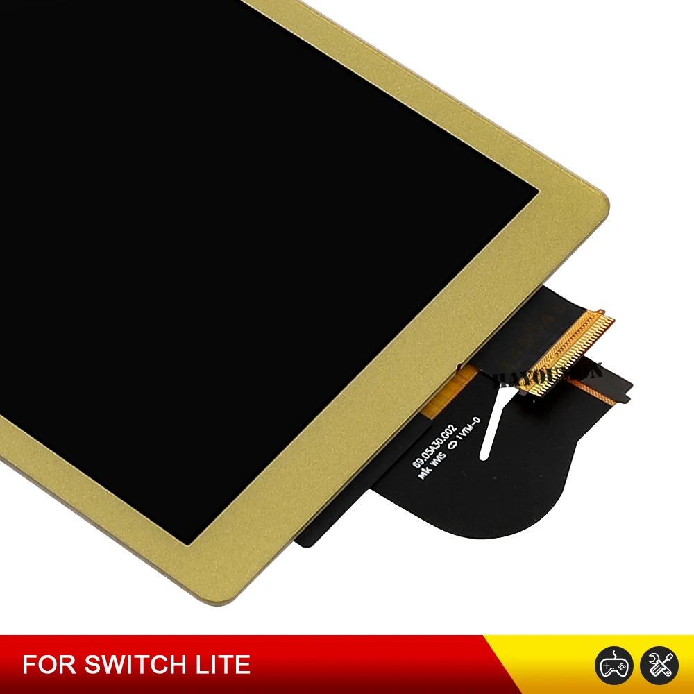 NEUER LCD-Bildschirm mit Touchscreen für Switch Lite, Vollständig montierte LCD-Bildschirmbaugruppe, Ersatz-Spielzubehör