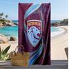 Asciugamano da Spiaggia con Stampa Calcio Aston Villa, Asciugamano Grande Morbido ad Asciugatura Rapida per Spiaggia Campeggio Nuoto