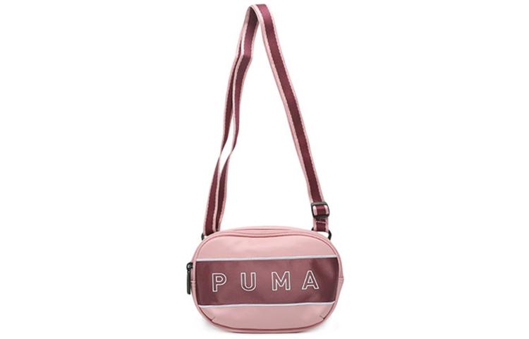 PUMA Fabric+Artificial Leather Shoulder Bag Women s Pink 077391-03