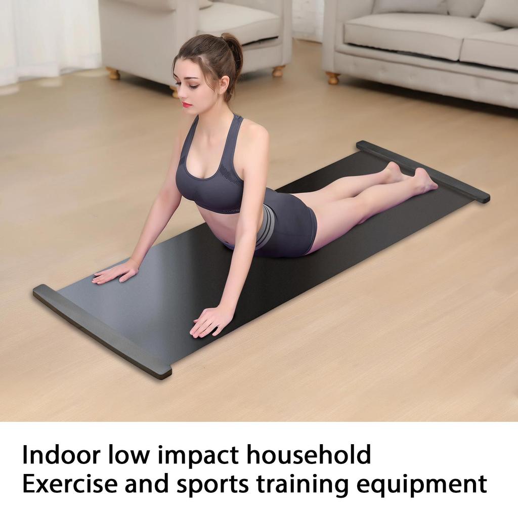 Sliding Mat, Indoor Low-impact Home Exercise And Sports Training Equipment, Fitness Training Board With Shoe Covers.