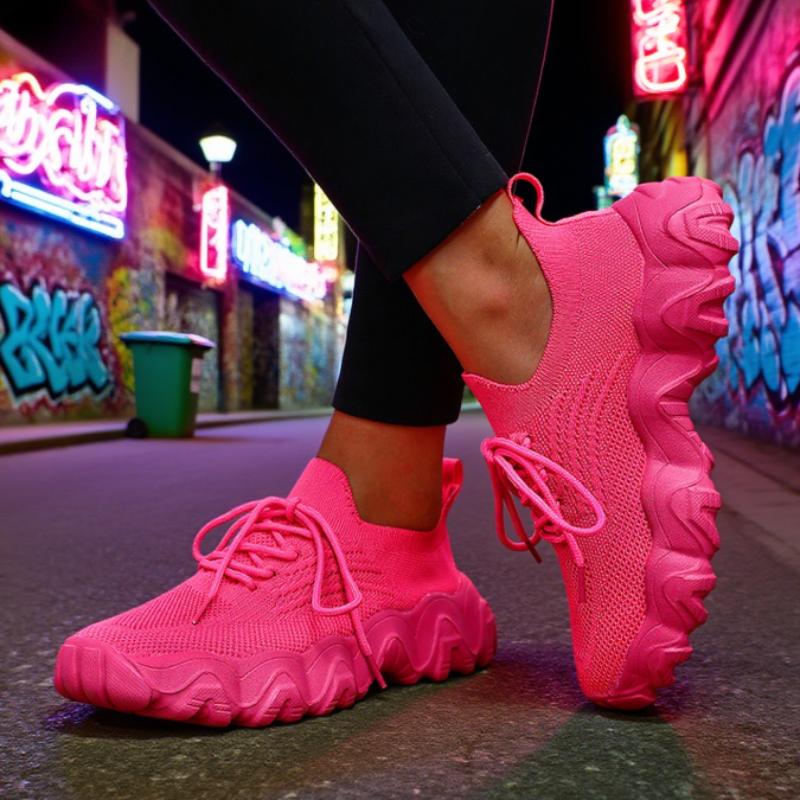 Damen Sneaker Atmungsaktiv Rutschfest Weich Faltbar Reise Sneaker Schlicht Monochrom Mesh Herren Laufschuhe Zapatillas De Deporte