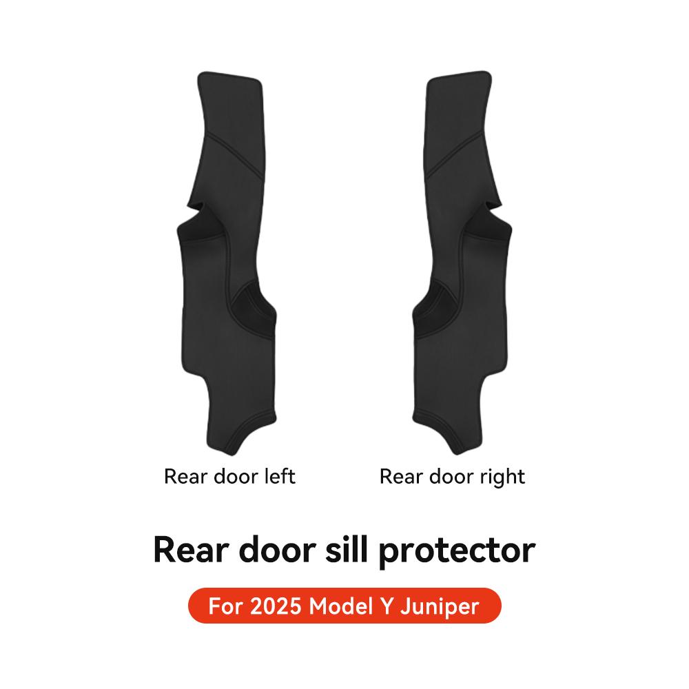 YZ For Tesla Model Y Juniper 2025 New Leather Trunk Mats Fully Surrounded Waterproof Non-Slip Liner Custom Floor Mat Accessories