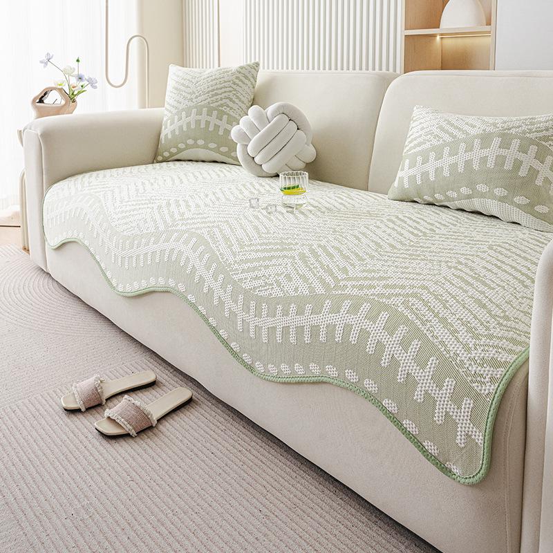 

Премиальная прохладная простая подушка для дивана Летний летний коврик Подушка для сиденья Новый специальной формы чехол Полотенце 90*90cm