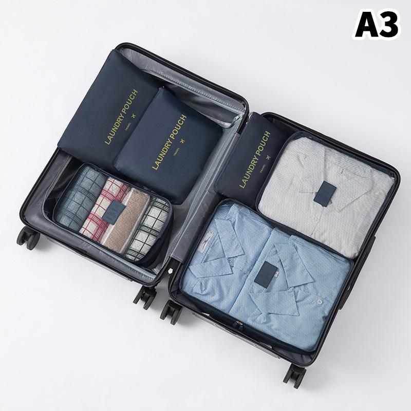6 Piece Large Size Travel Organiser Portable Suitcase Organiser Clothes Shoes Cosmetic Bag Luggage Organiser Travel Organiser