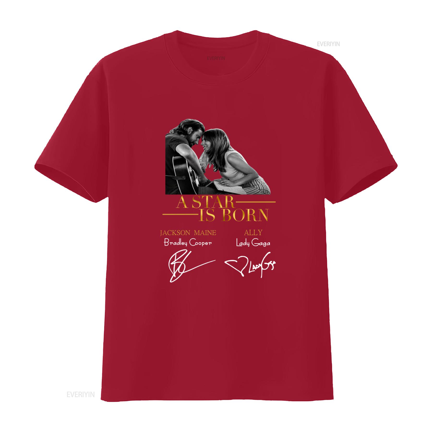 

A Star Is Born Inspired T Shirt Bradley Cooper as Jackson Maine Lady Gaga Design Long Sleeve Pop Natural Style vintage Washed S