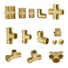 Brass 1/4" 1/2'' 3/4'' 3/8" 1" Male Female Refering Thread Connecter Copper Transition Coupling Adapter Garden Watering Fittings