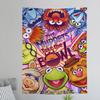 Cartoon SSesame SStreets Hippie Wall Hanging Tapestries for Living Room Home Dorm Decor Art Home Decor