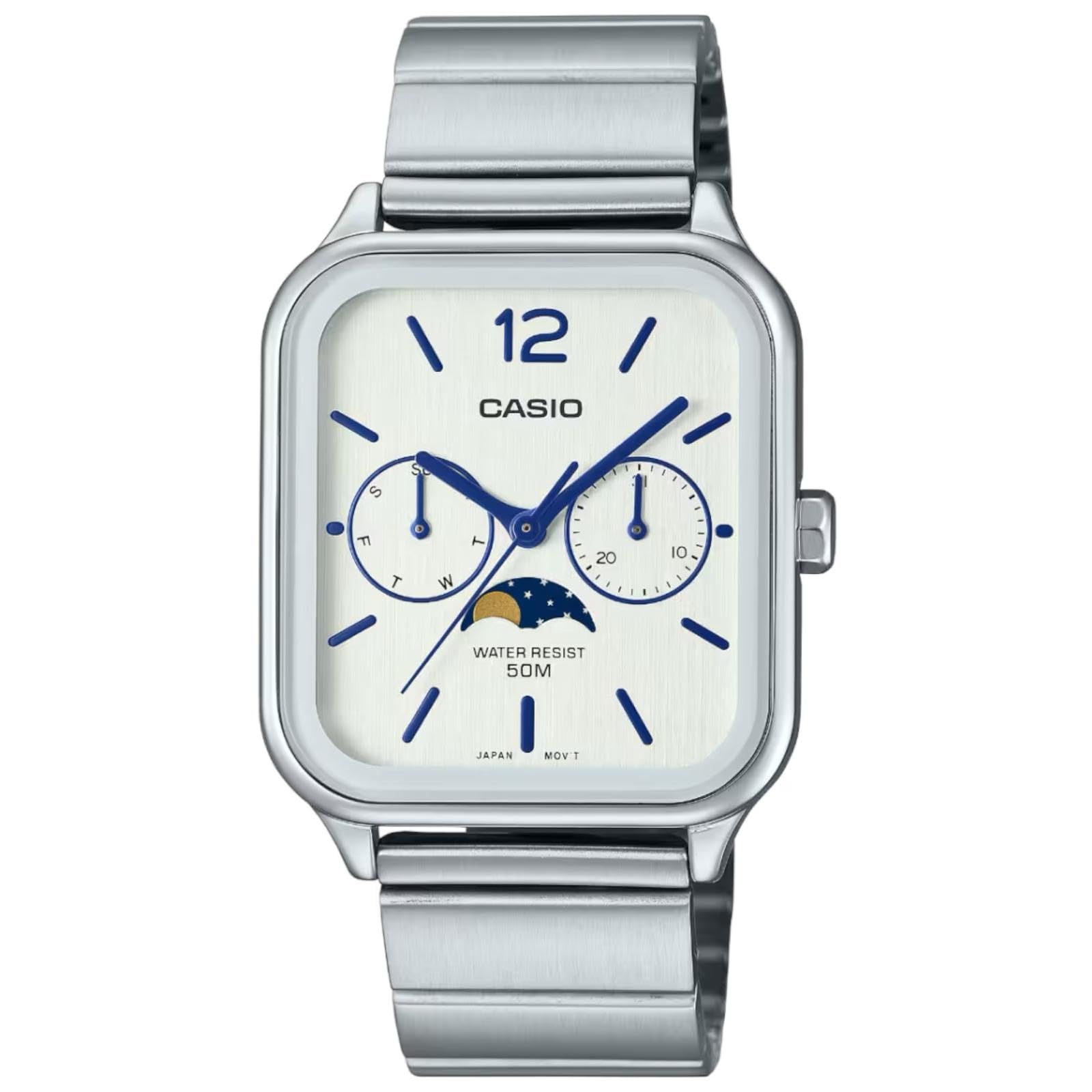 

Часы Casio White Silver Classic Men s - MTP-M305D-7AVDF Циферблат, ремешок, серебристый,