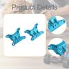 2x 1/16 Carro RC Torre de Amortecedor Dianteira Traseira Peças de Substituição Direta DIY Modificado Metal Suporte Amortecedor Robusto