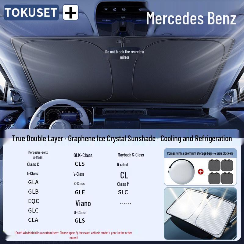 SUV Sunshade Windshield Cover: Anti-Glare, Heat Insulation, and Sun Protection Set