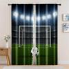 2pcs   Spring Summer Curtains Football Field Goalkeeping Field Yarn Curtains Polyester Woven Outdoor Decorations Perfect for