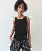 Simeteuligpeosenteu Cotton Linen Double Sleeveless / Black
