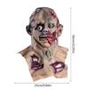 652F Halloween Latex Mask with Long Tongue Halloween Costume Realistic Mask Horror Headgear Accessories