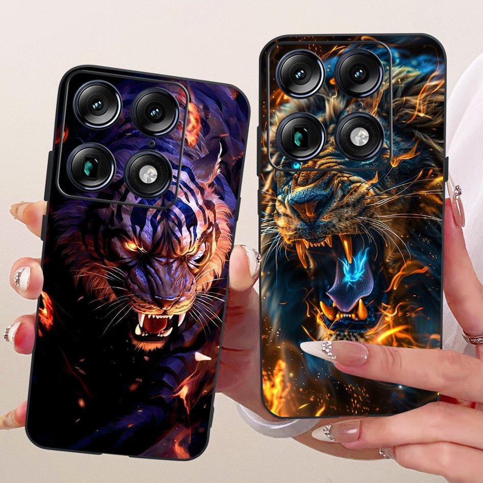 For Motorola Signature 2026 Case Popular Flower Marble Painted Cover Soft Silicone Black Phone Shell For Moto X70 Air Pro Fundas