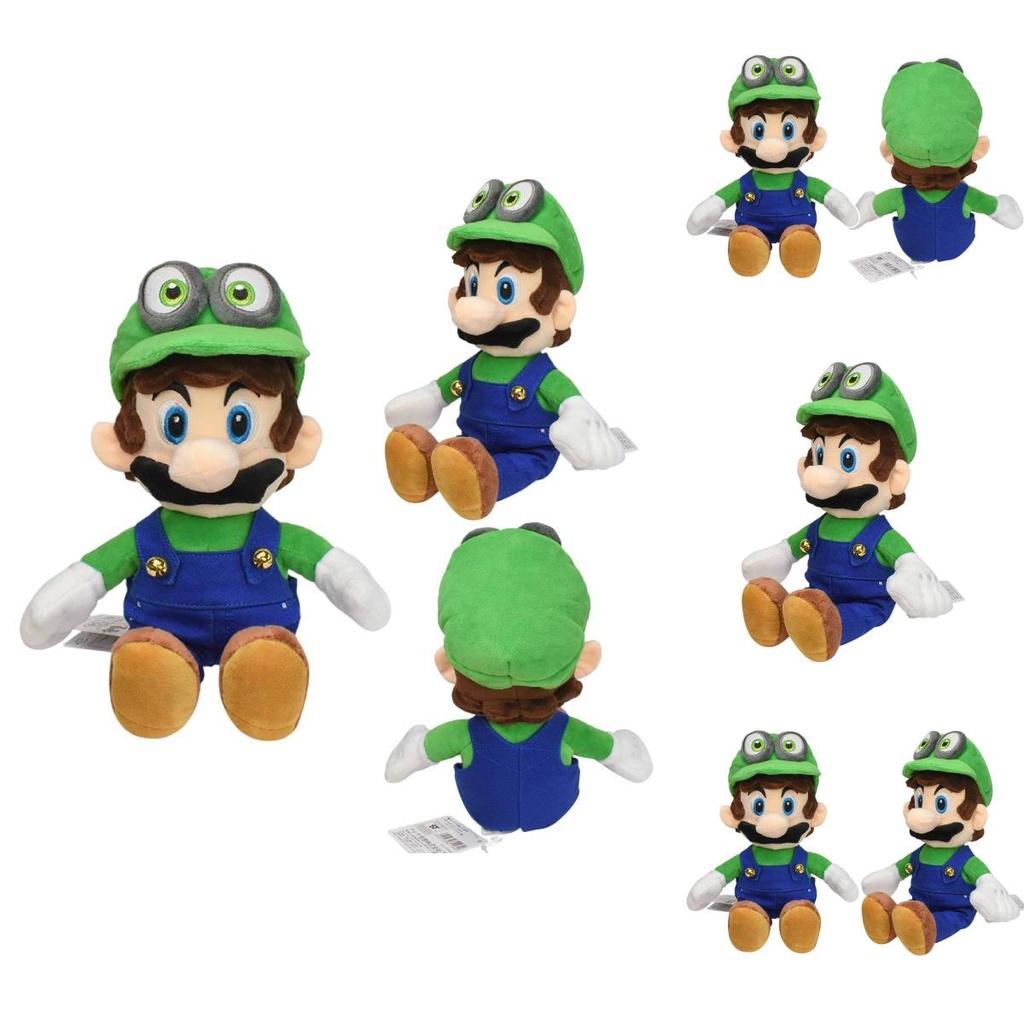 Super Mario Plush Toy Soft And Cuddly Luigi Stuffed Animal For Kids And Collectors 19x16x21cm