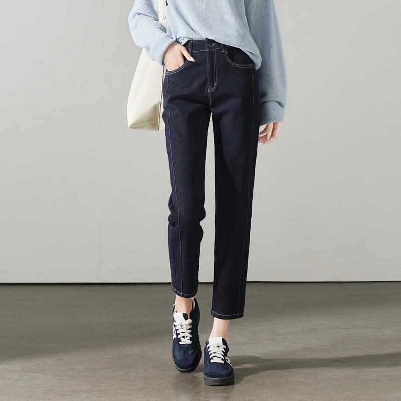 SOFSIL 2026 Spring Women s Retro High-Waist Skinny Ankle Jeans 27