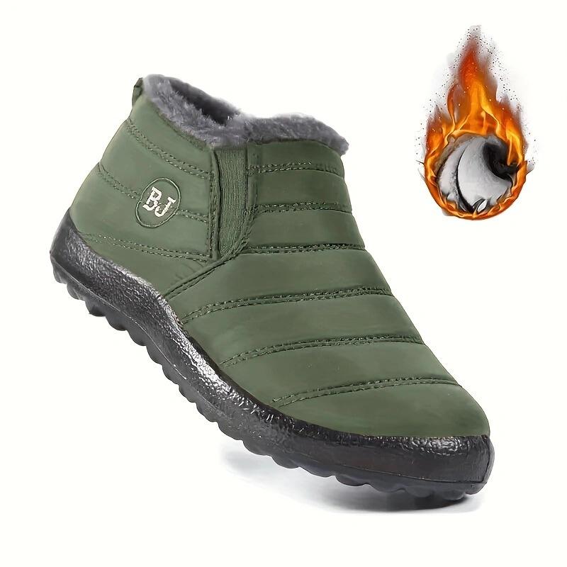 Size 35-47 Large Size Unisex New Winter Anti-skid Warm Waterproof Outdoor Snow Boots Non-slip Warmth Footwear