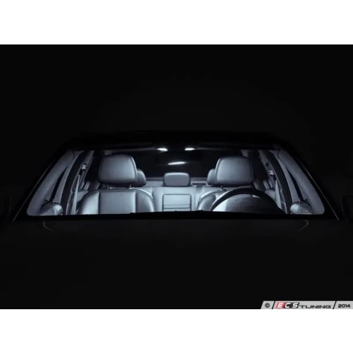 HIDya T10 31 mm LED Room Lamp Number Light T10 x 31 mm 150lm 6500K White Set of 2 Heatsink Feston Bulb