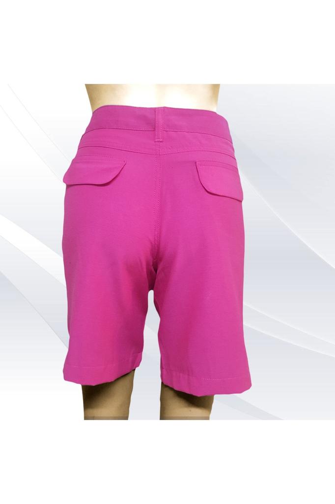 Women's Fashion Big Size Shorts & Bermudas Ecru Plus Size Cotton Shorts