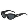 Women Y2k Sunglasses Vintage Punk Men's Sun Glasses Retro Oval Eyewear Outdoor Cycling Goggle UV400