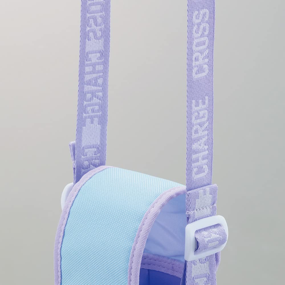 Zojirushi Bottle 480ml Water Bottle Shoulder Machine Soda Cover, Cover, Strap, Washable, Children's, Blue, MC-BA02-AZ