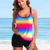 Women's Swimwear Tankini 2 Piece Swimsuit Five-pointed Star Vacation Bathing Suits