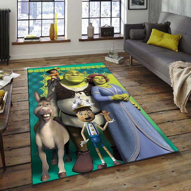 1pc Shrek1 Design Area Rug - Non-Slip, Soft & Cozy Floor Mat for Living Room, Bedroom, Office - Indoor/Outdoor Decorative Carpet